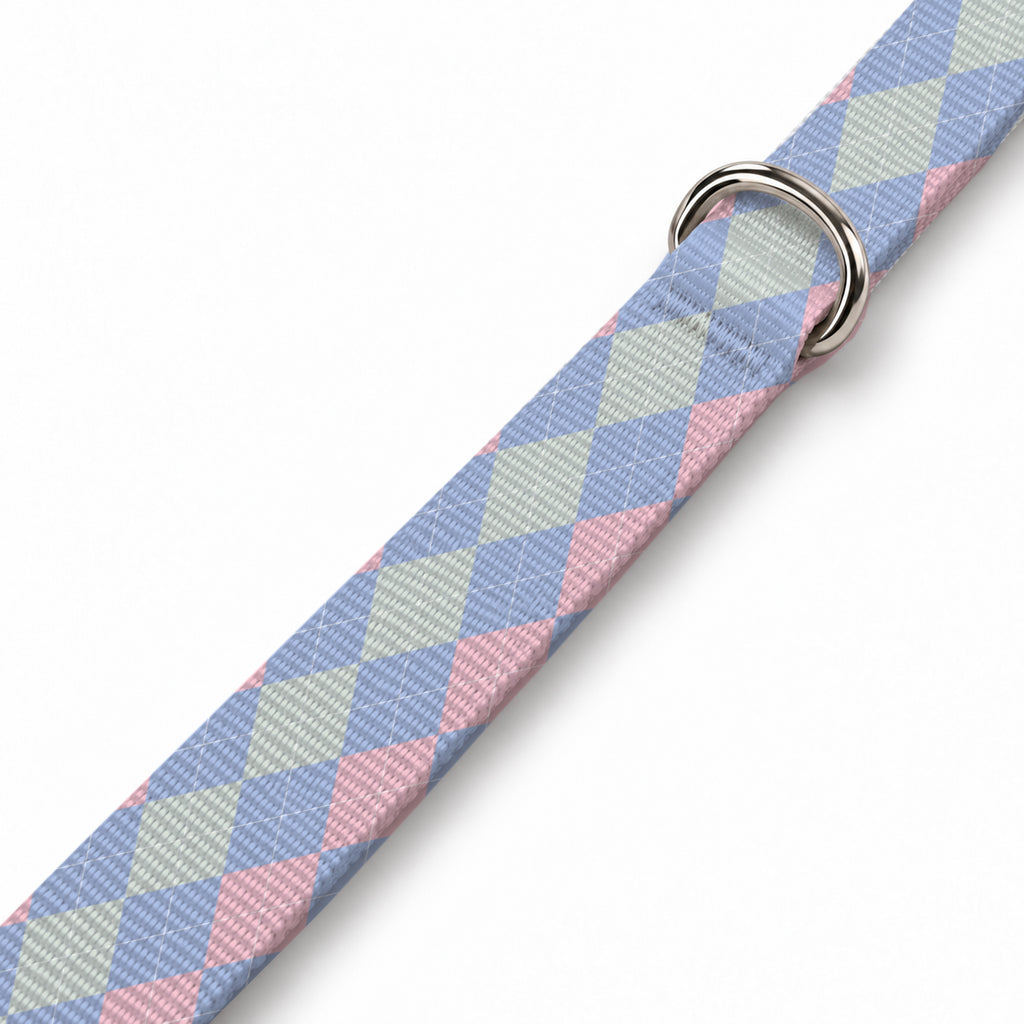 Pastel Check Köpek Göğüs Tasması – Yakin Cekim