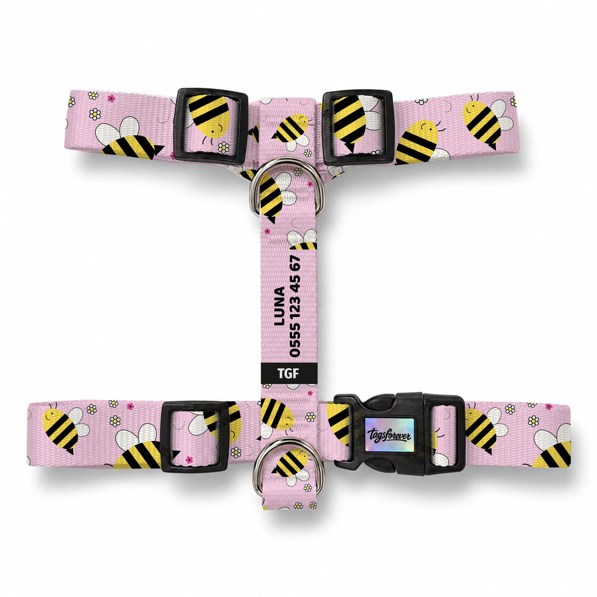Buzzy Pink Köpek Göğüs Tasması – Urun