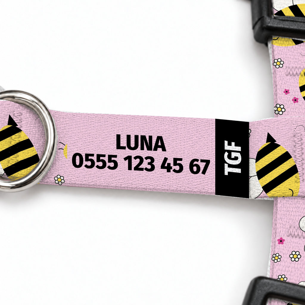 Buzzy Pink Kedi Göğüs Tasması – Yazi Detayi