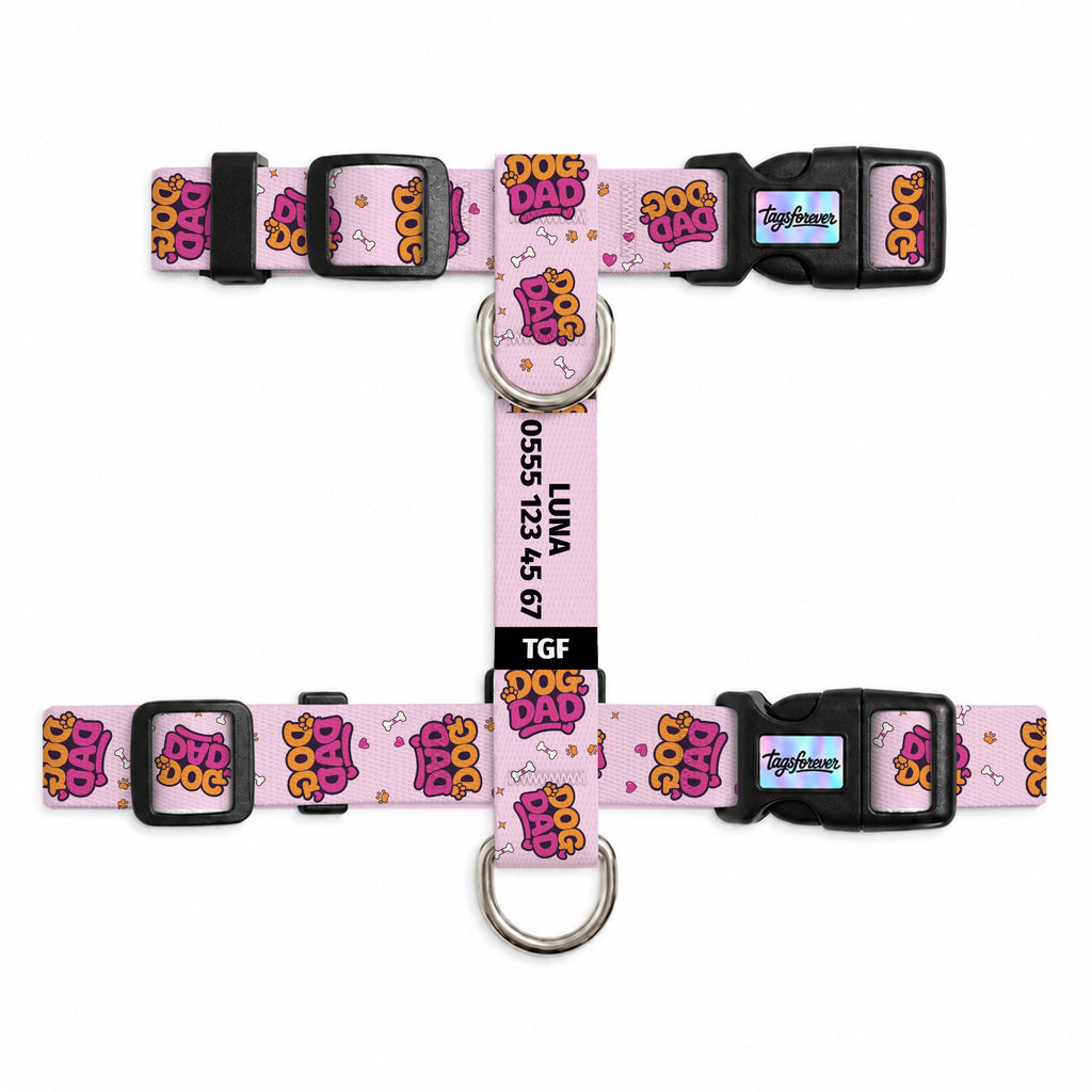 Papa Pink Kedi Göğüs Tasması – Urun