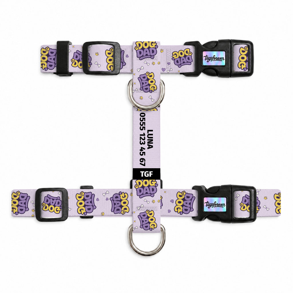 Papa Lilac Kedi Göğüs Tasması – Urun