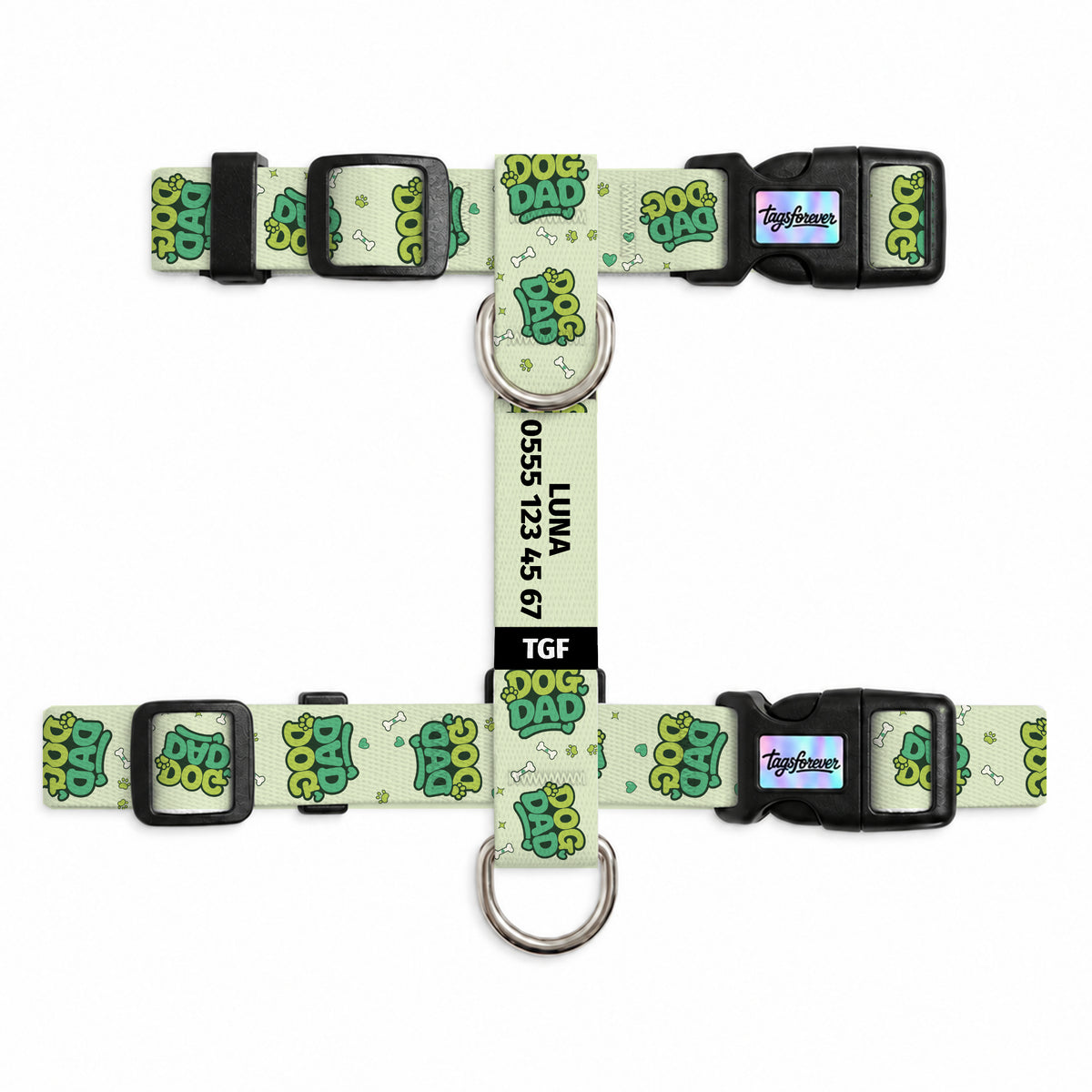 Papa Green Kedi Göğüs Tasması – Urun