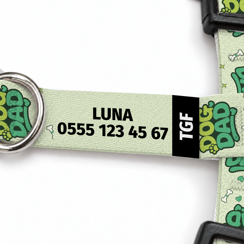 Papa Green Kedi Göğüs Tasması – Yazi Detayi