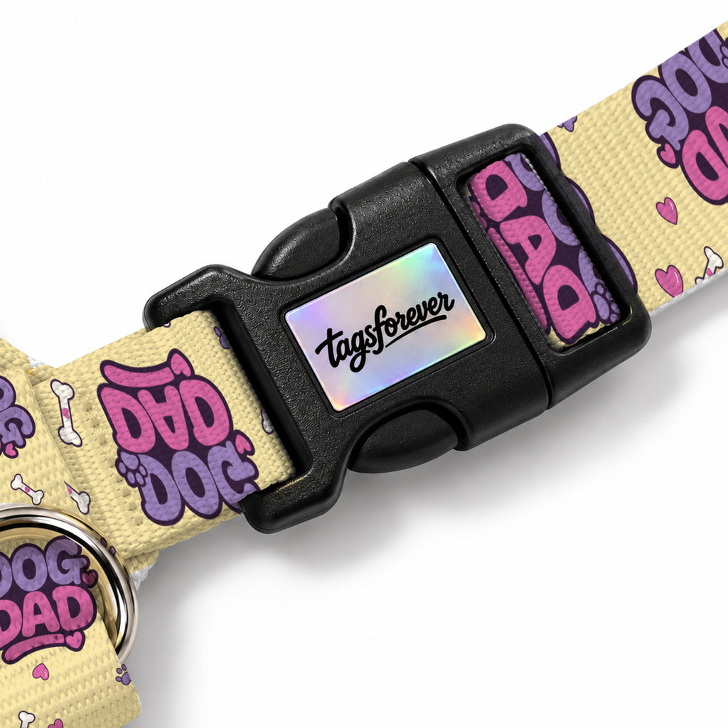 Papa Purple Köpek Göğüs Tasması – Klips