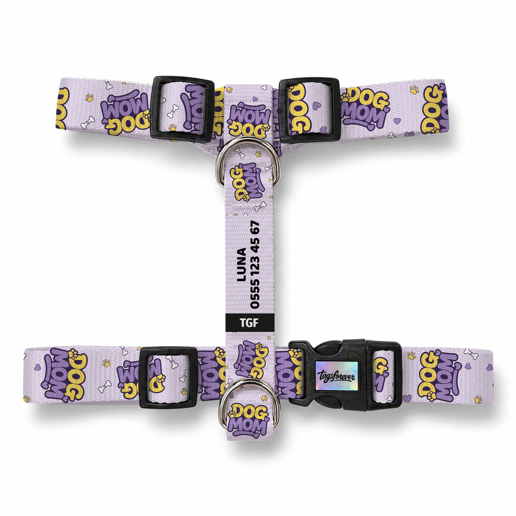 Mama Lilac Köpek Göğüs Tasması – Urun