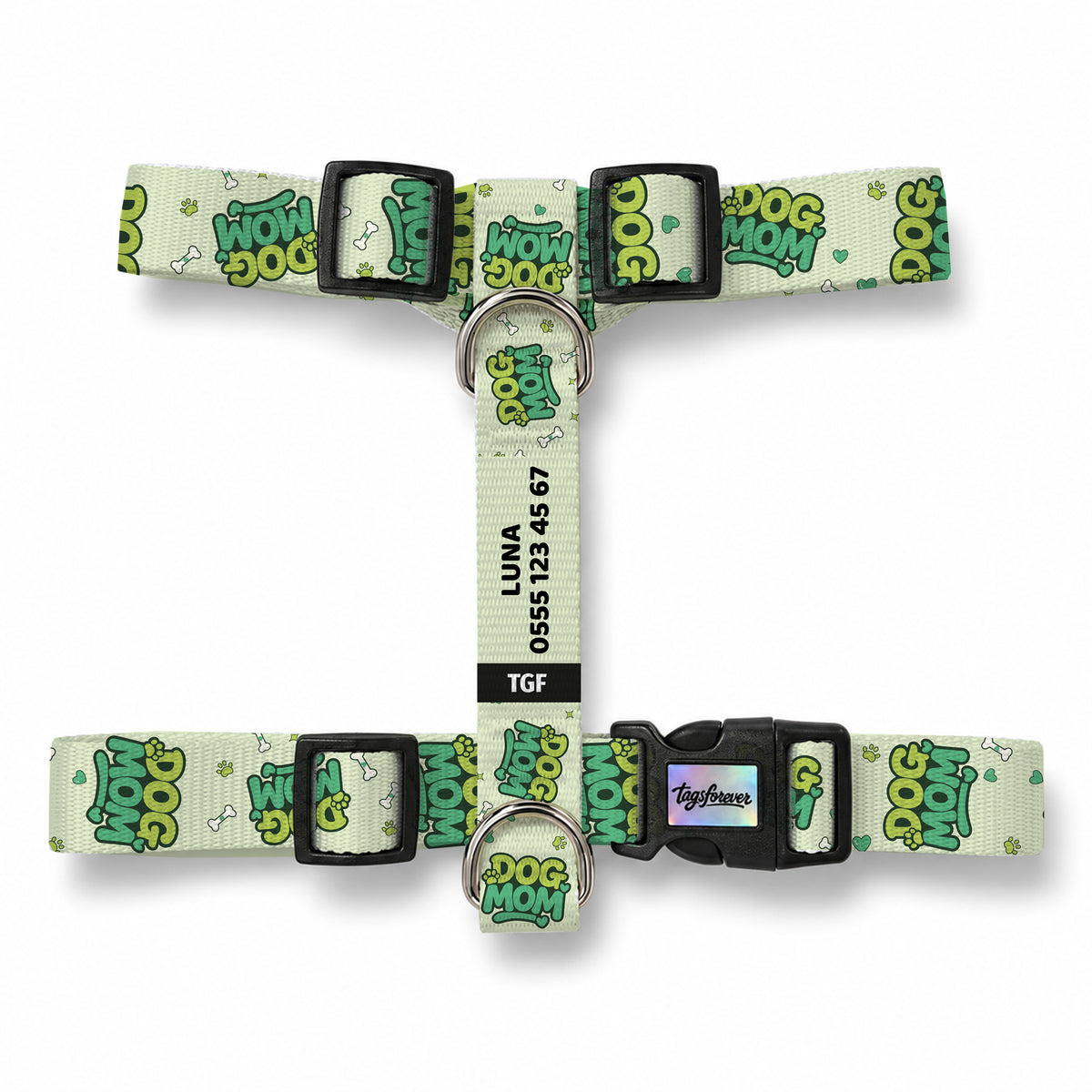 Mama Green Köpek Göğüs Tasması – Urun