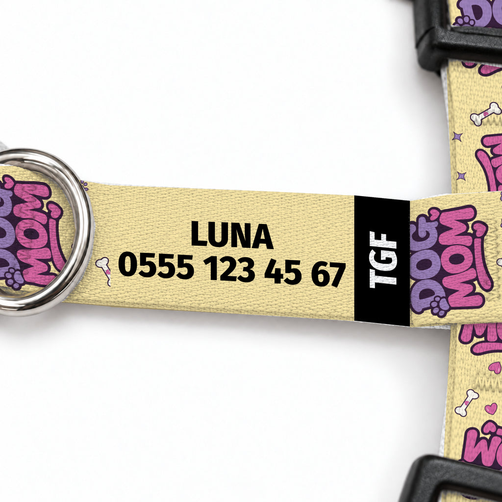Mama Purple Kedi Göğüs Tasması – Yazi Detayi