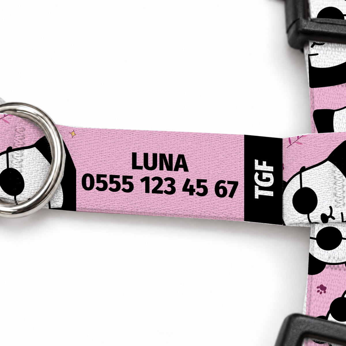 Pandi Pink Kedi Göğüs Tasması – Yazi Detayi