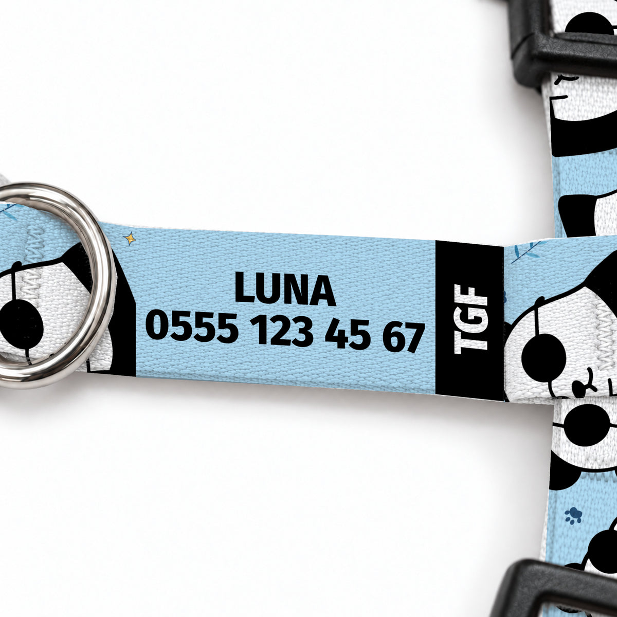 Pandi Blue Kedi Göğüs Tasması – Yazi Detayi