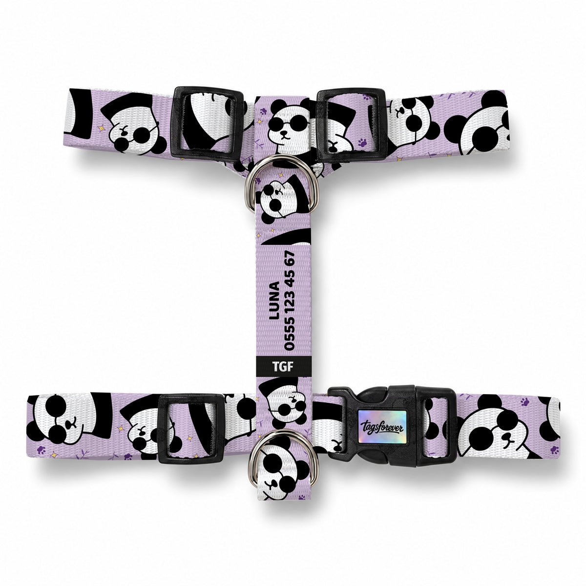 Pandi Lilac Köpek Göğüs Tasması – Urun