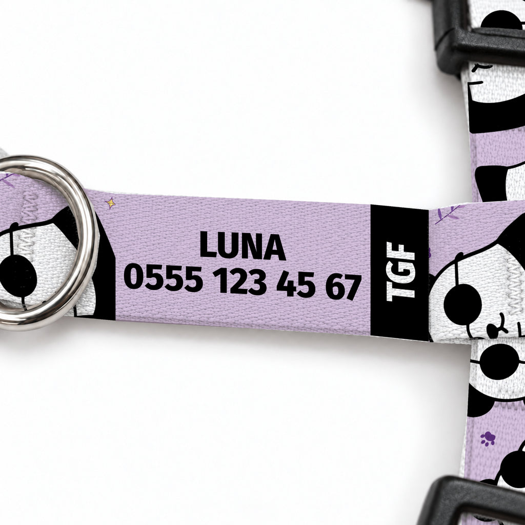 Pandi Lilac Kedi Göğüs Tasması – Yazi Detayi