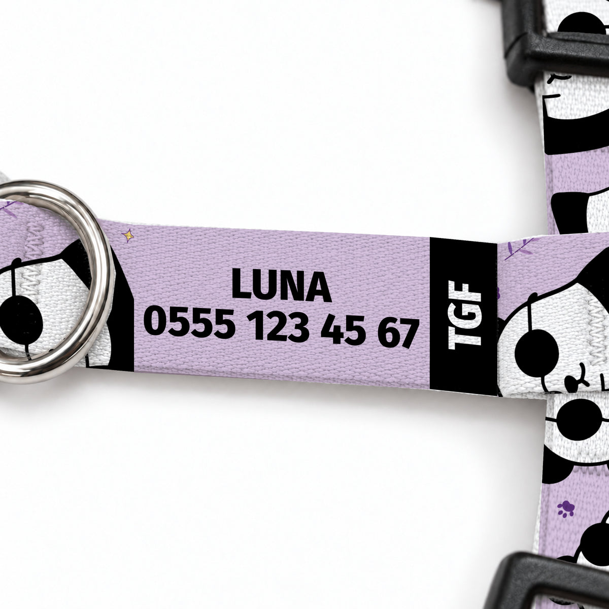 Pandi Lilac Kedi Göğüs Tasması – Yazi Detayi