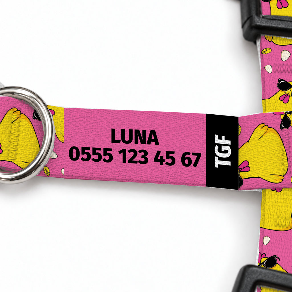 Pink Chick Kedi Göğüs Tasması – Yazi Detayi