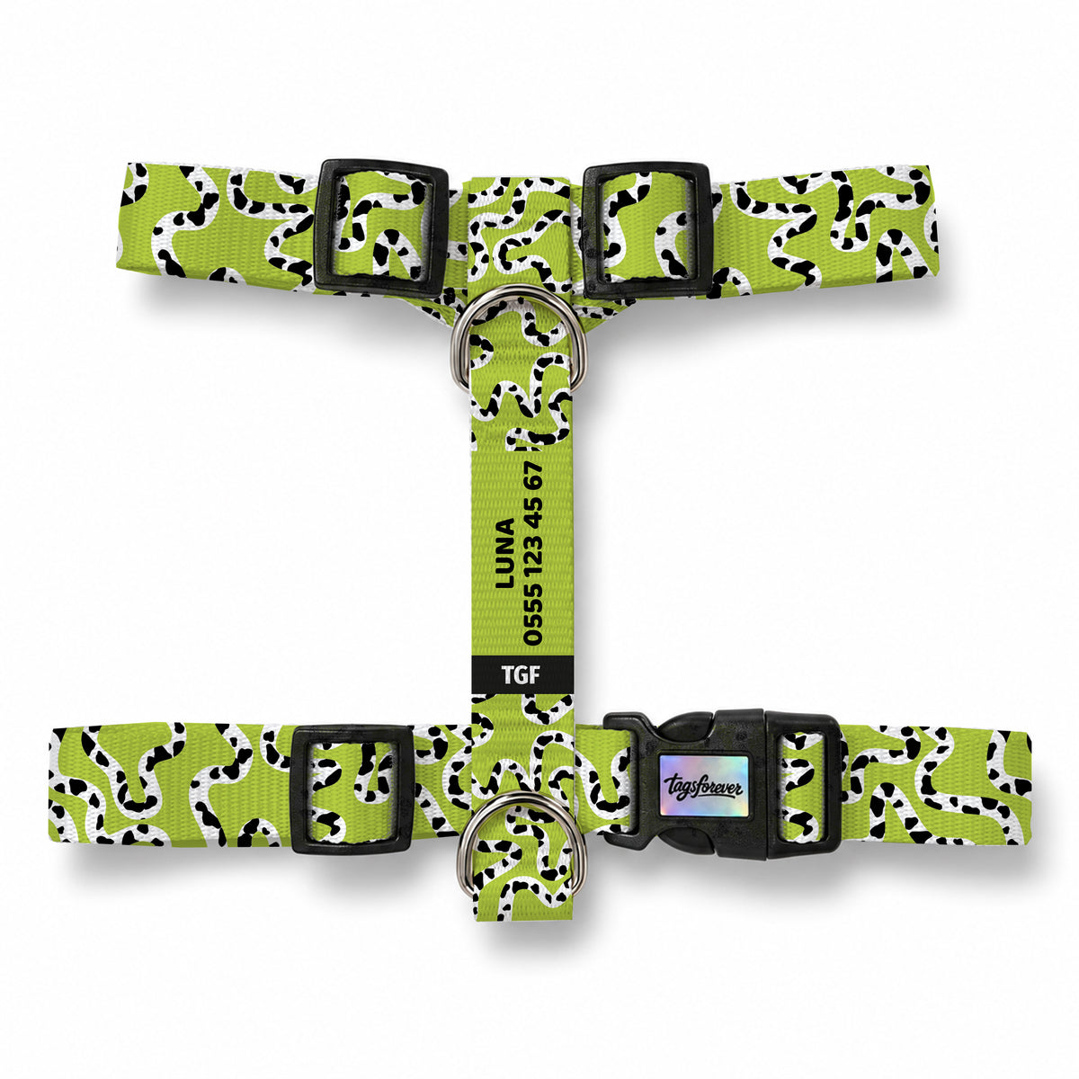 Moo Lime Köpek Göğüs Tasması – Urun