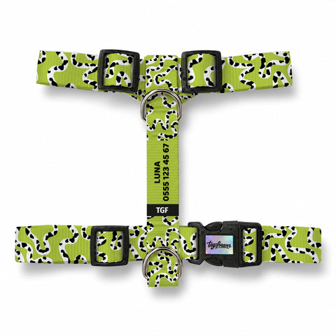 Moo Lime Köpek Göğüs Tasması – Urun