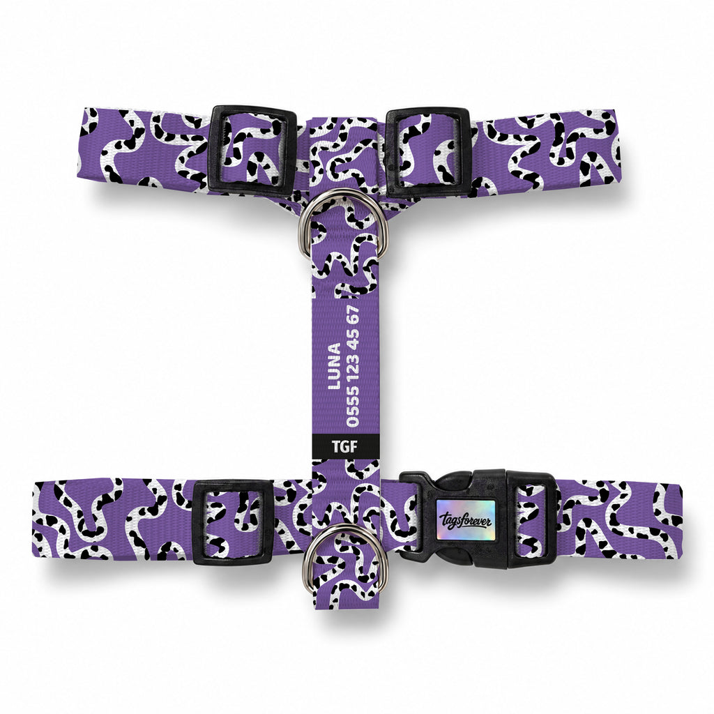 Moo Violet Köpek Göğüs Tasması – Urun