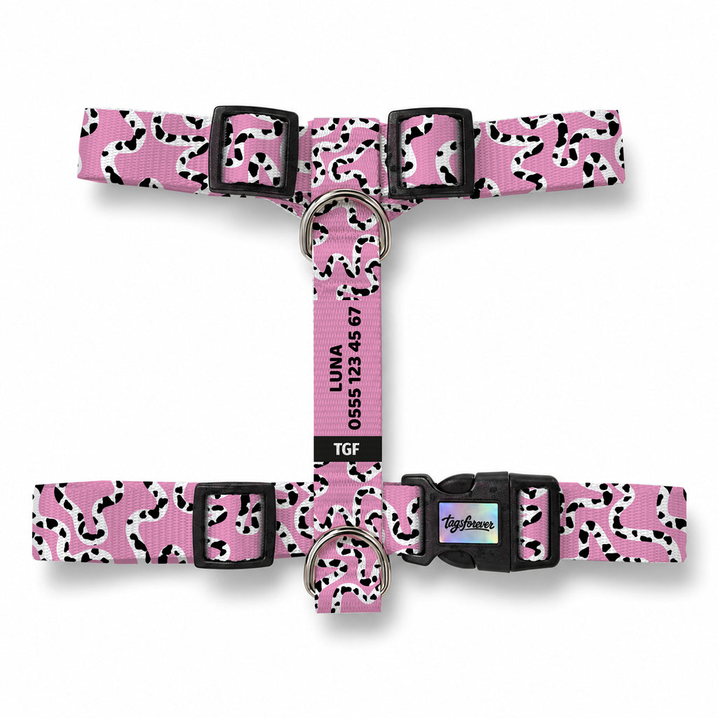 Moo Pink Köpek Göğüs Tasması – Urun