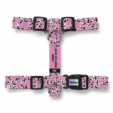 Moo Pink Köpek Göğüs Tasması – Urun
