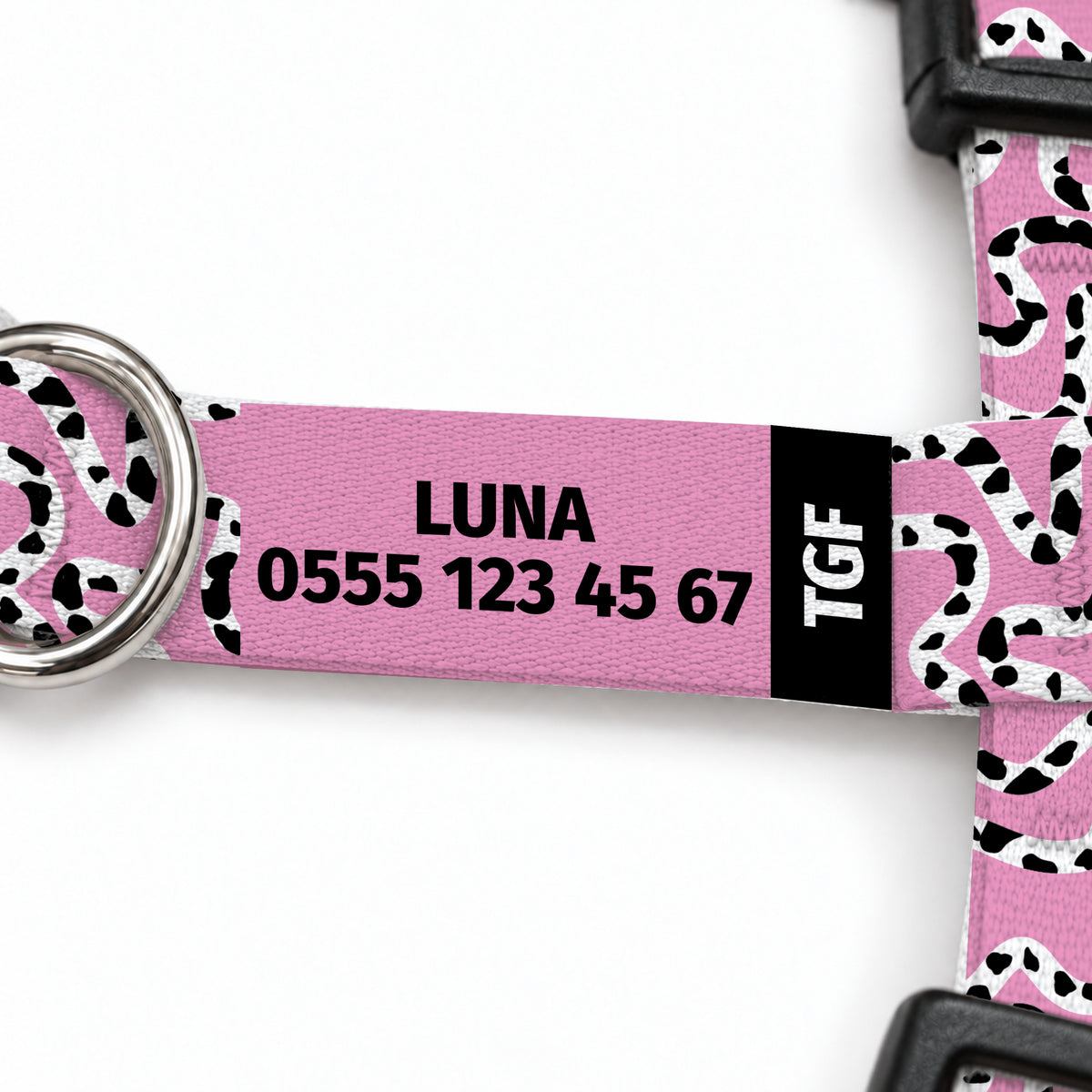 Moo Pink Kedi Göğüs Tasması – Yazi Detayi