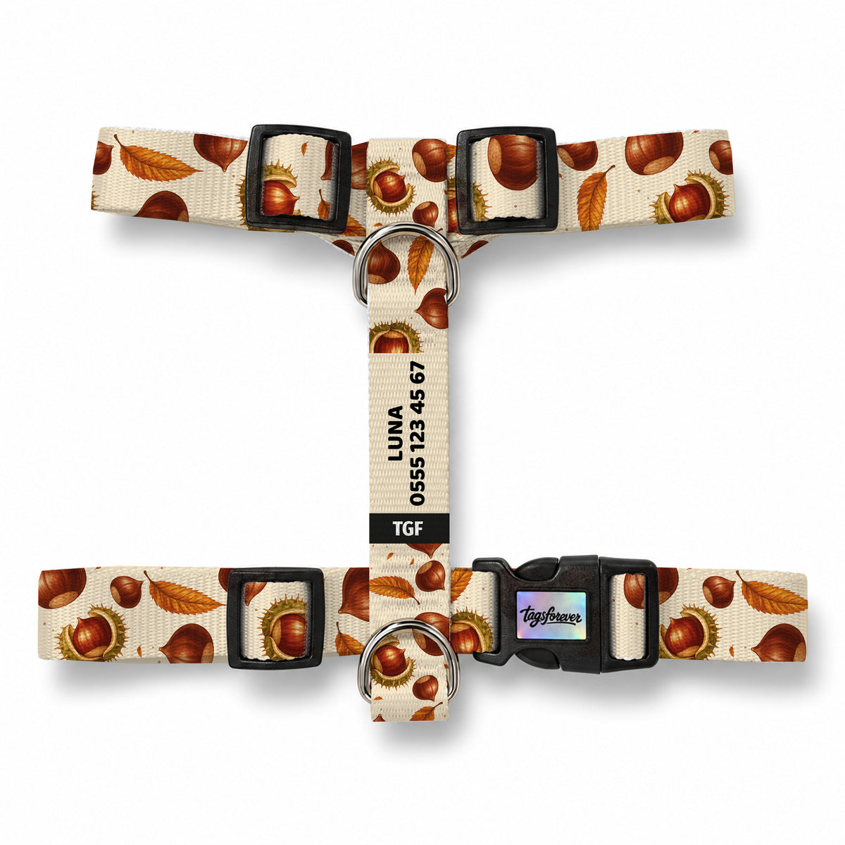 Chestnut Köpek Göğüs Tasması – Urun