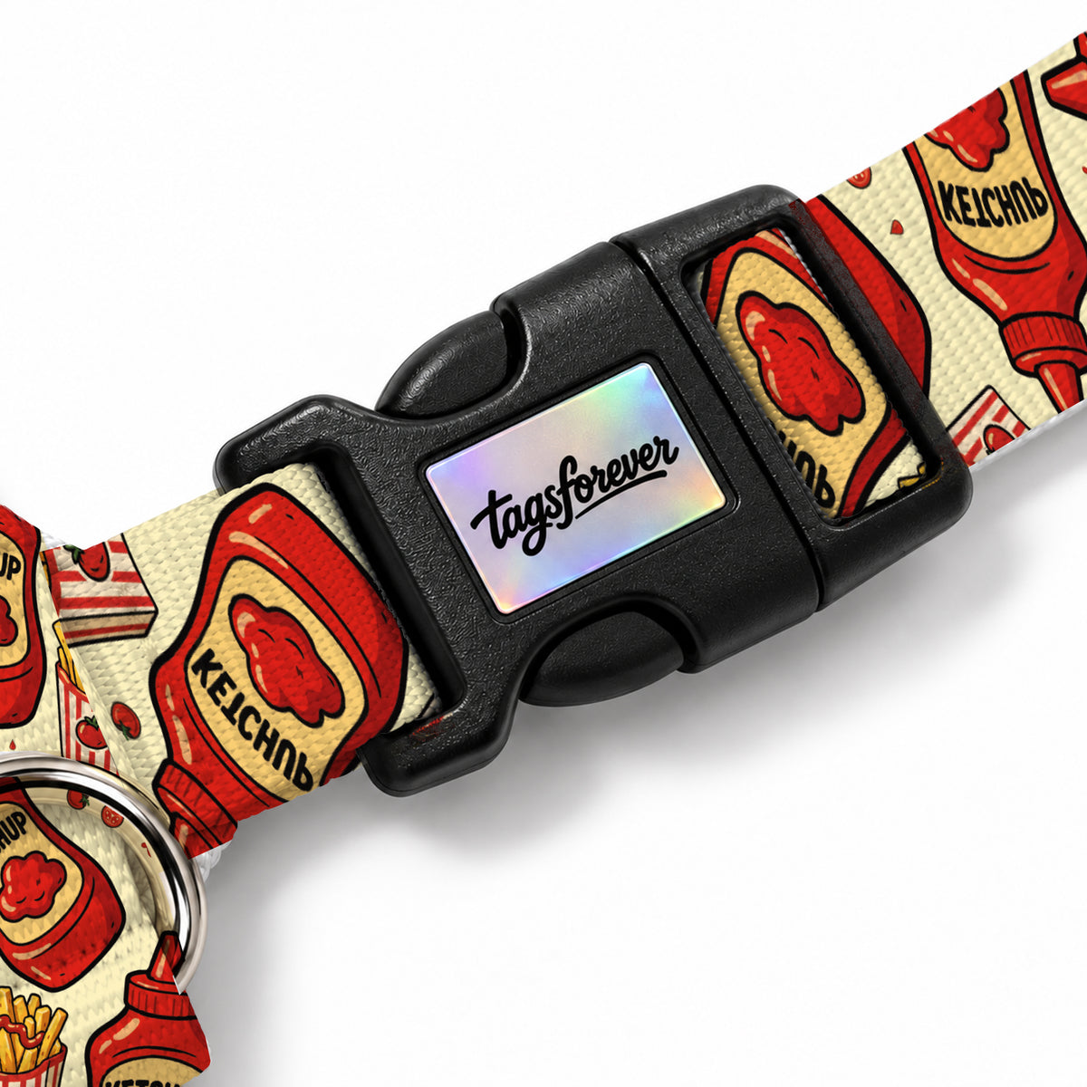 Ketchup Köpek Göğüs Tasması – Klips
