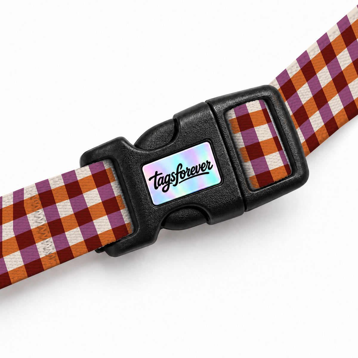 Brick Check Kedi Göğüs Tasması – Klips
