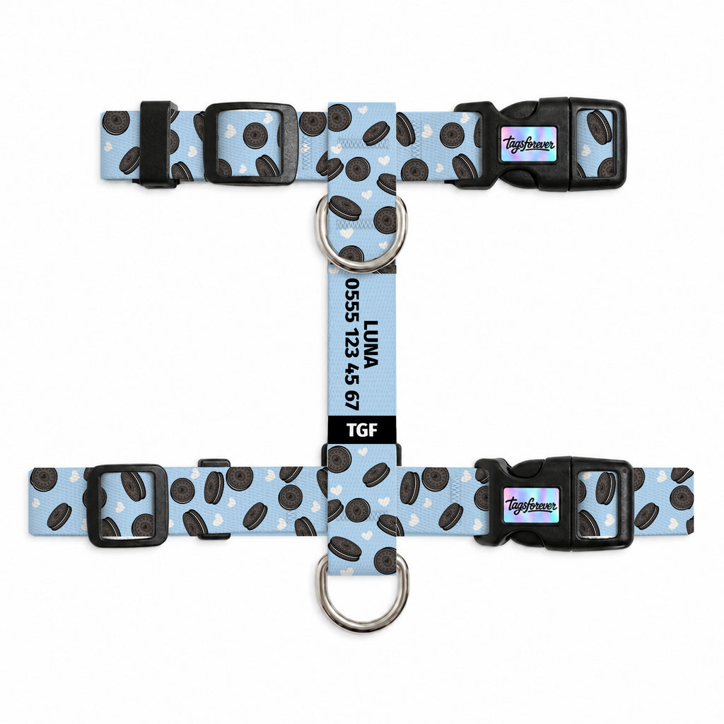 Blue Cookie Kedi Göğüs Tasması – Urun