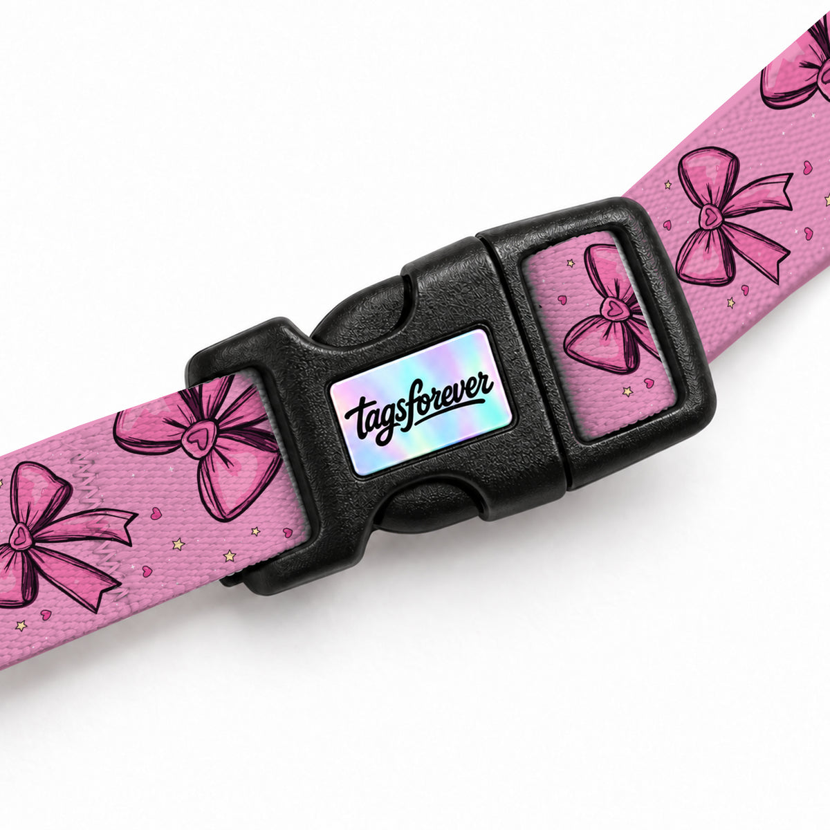 Pink Bow Kedi Göğüs Tasması – Klips