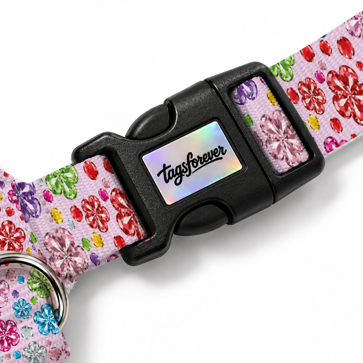 Crystal Bloom Köpek Göğüs Tasması – Klips
