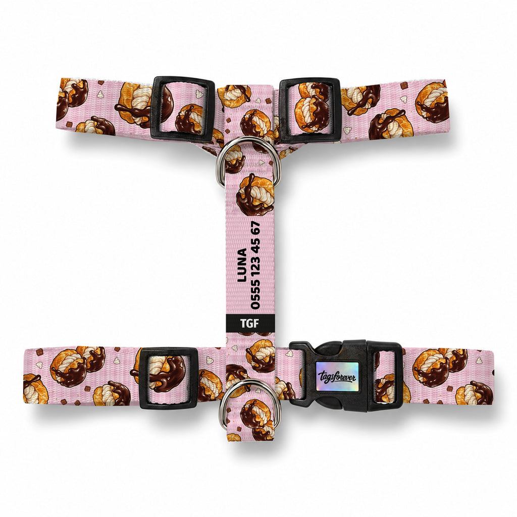 Profiterole Köpek Göğüs Tasması – Urun