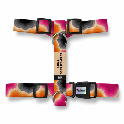 Sunset Wave Köpek Göğüs Tasması – Urun