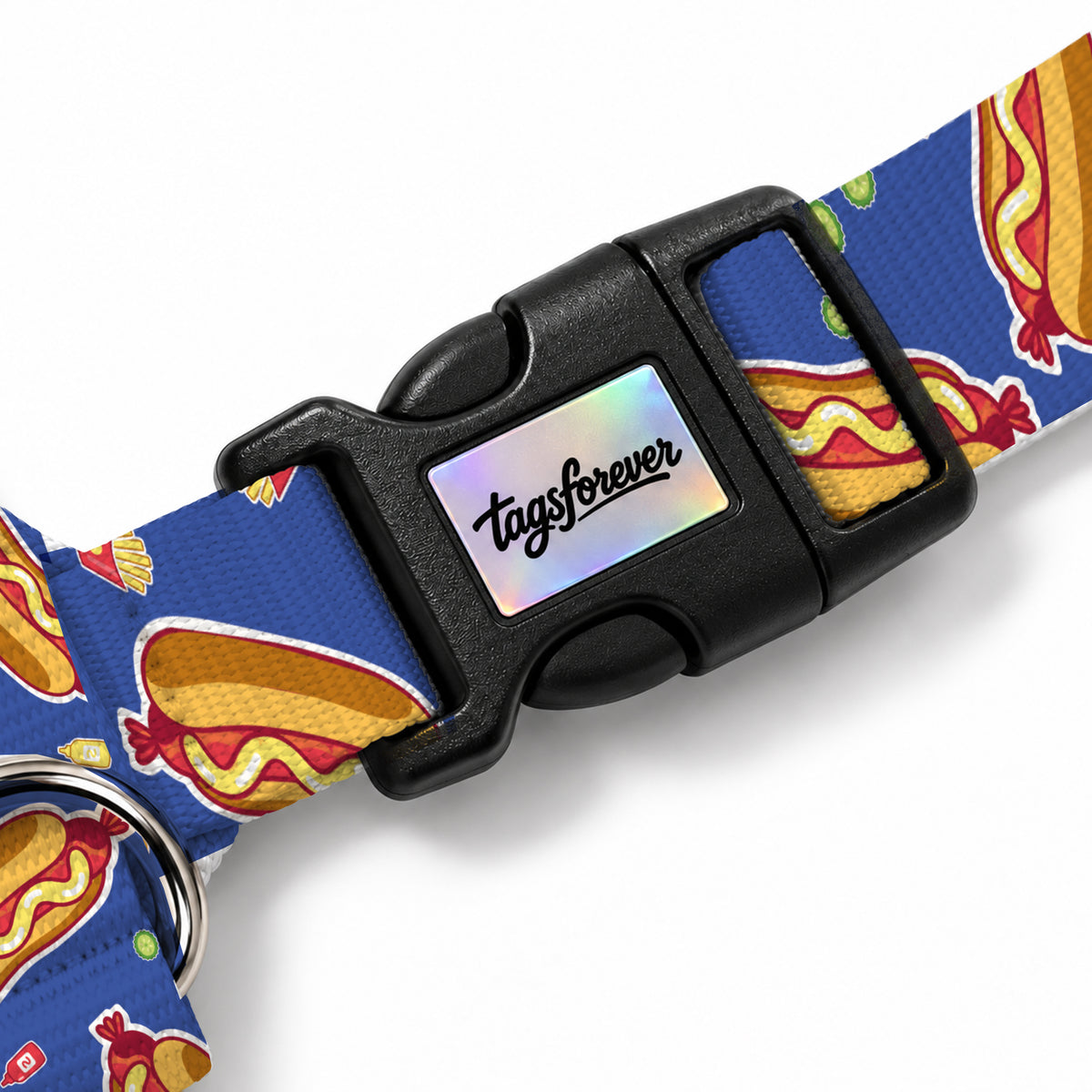 Hotdog Blue Köpek Göğüs Tasması – Klips