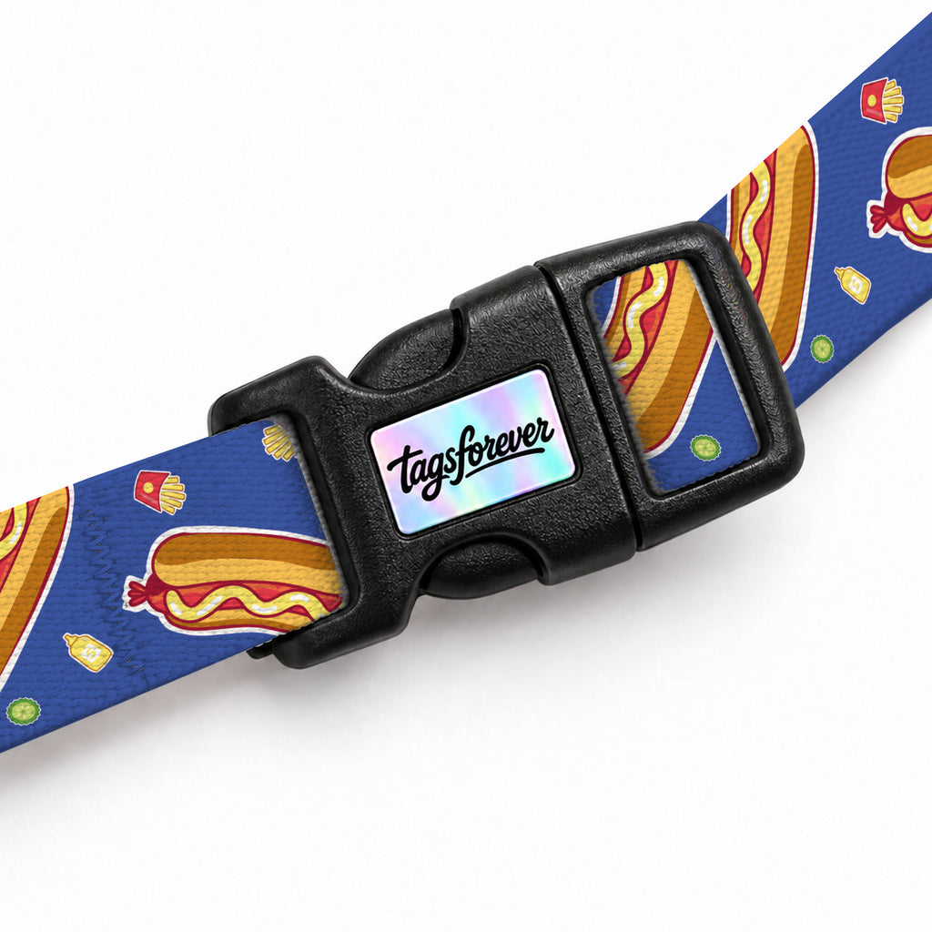 Hotdog Blue Kedi Göğüs Tasması – Klips