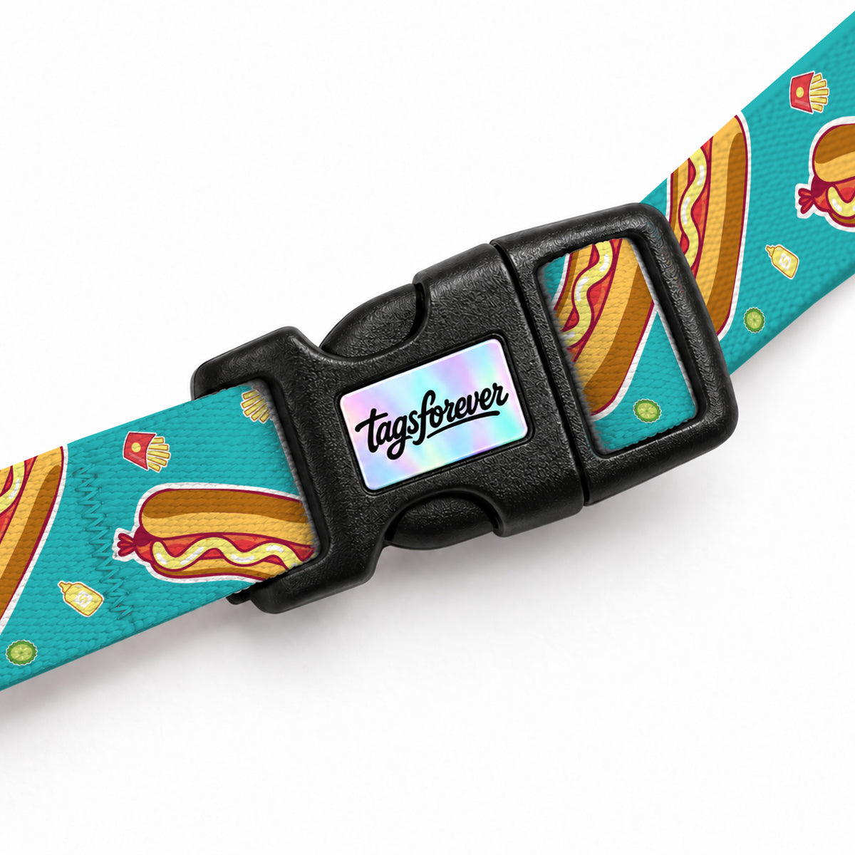 Hotdog Aqua Kedi Göğüs Tasması – Klips