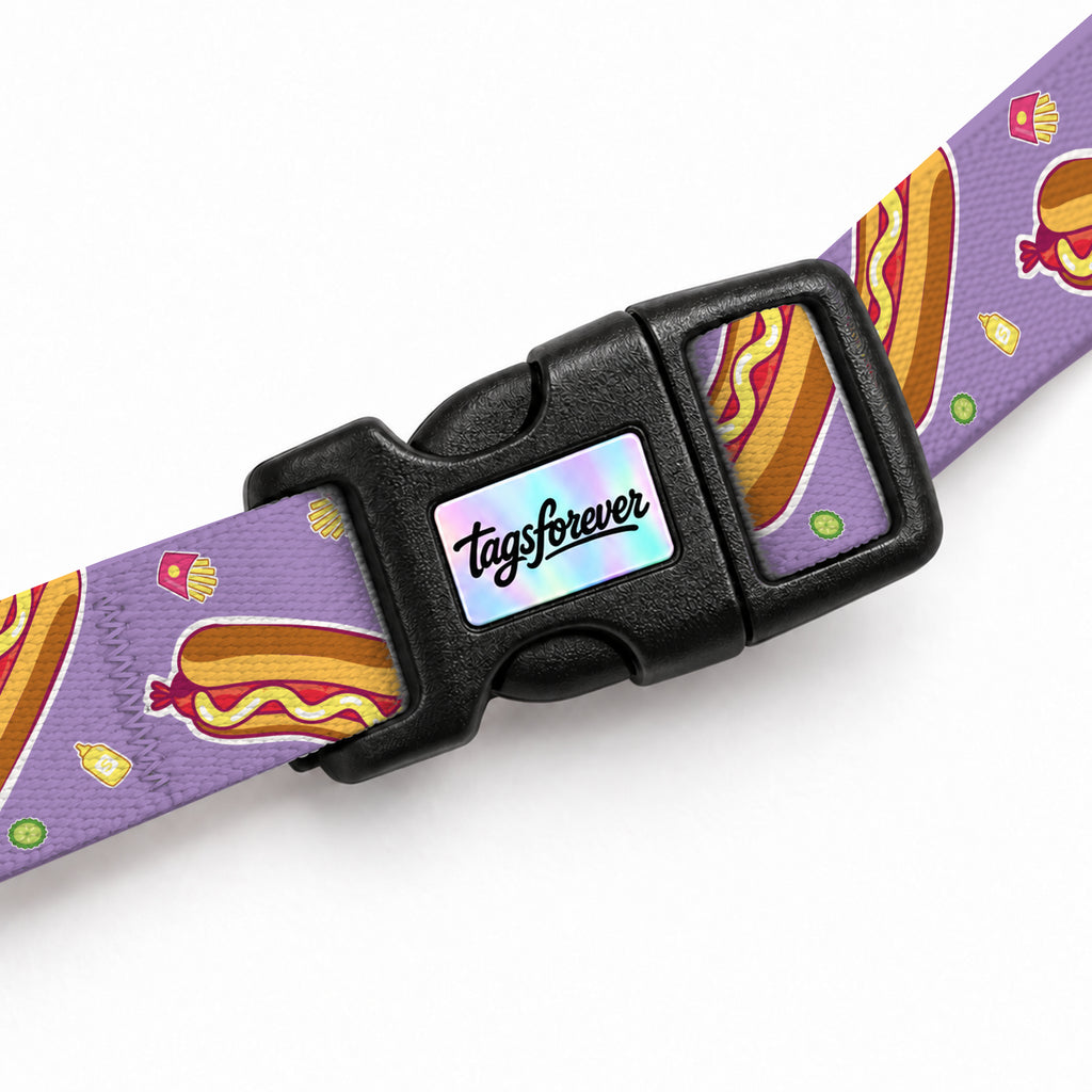 Hotdog Lilac Kedi Göğüs Tasması – Klips