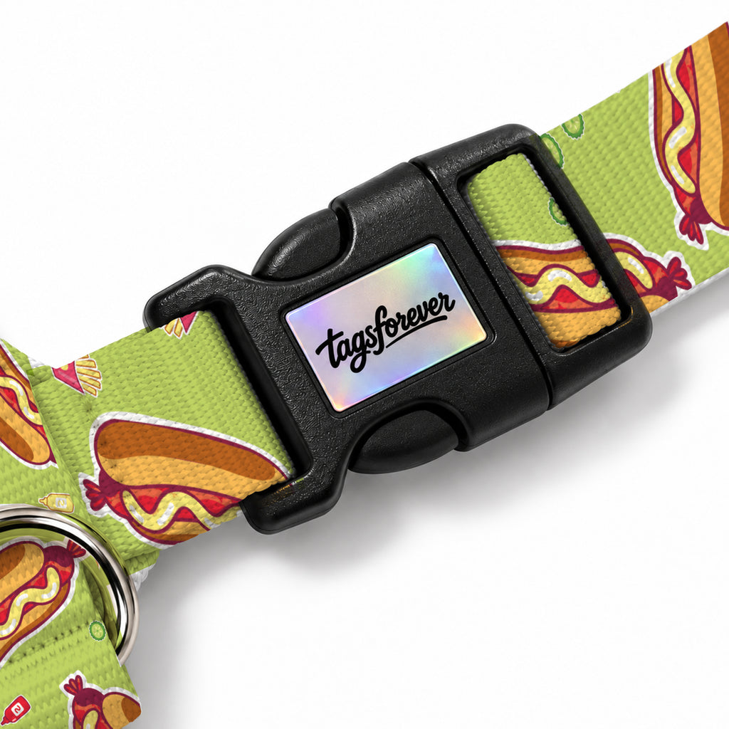 Hotdog Lime Köpek Göğüs Tasması – Klips