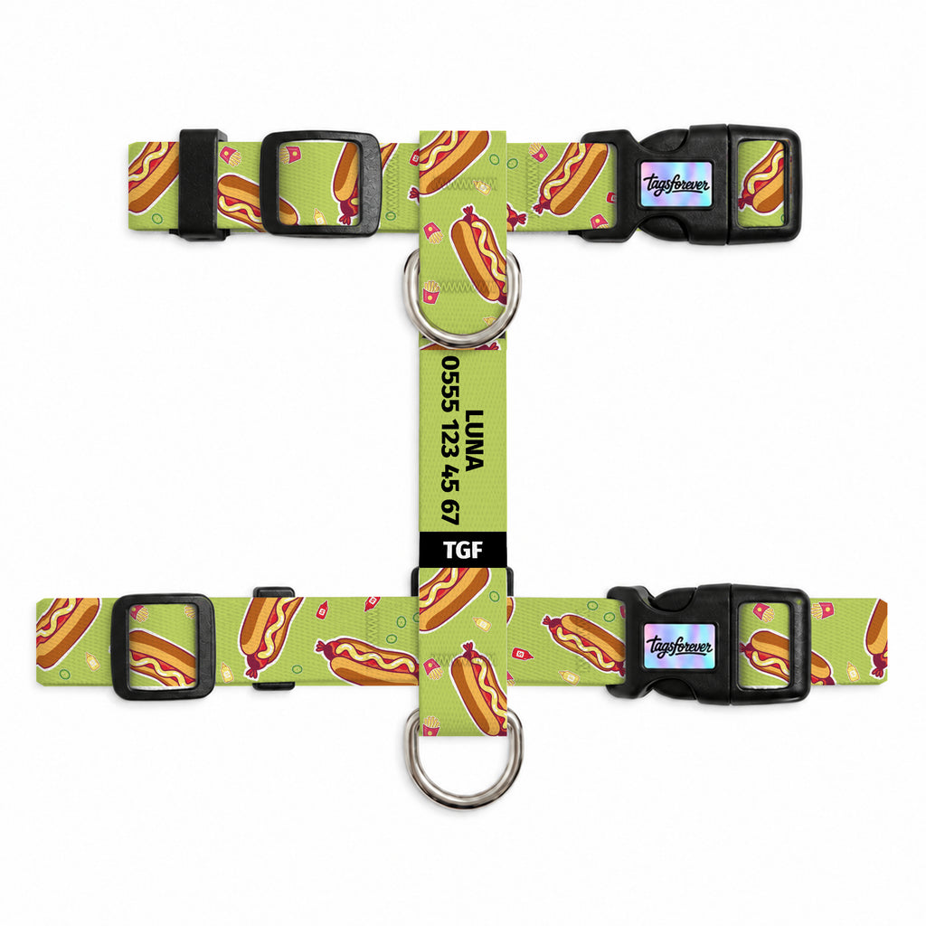 Hotdog Lime Kedi Göğüs Tasması – Urun