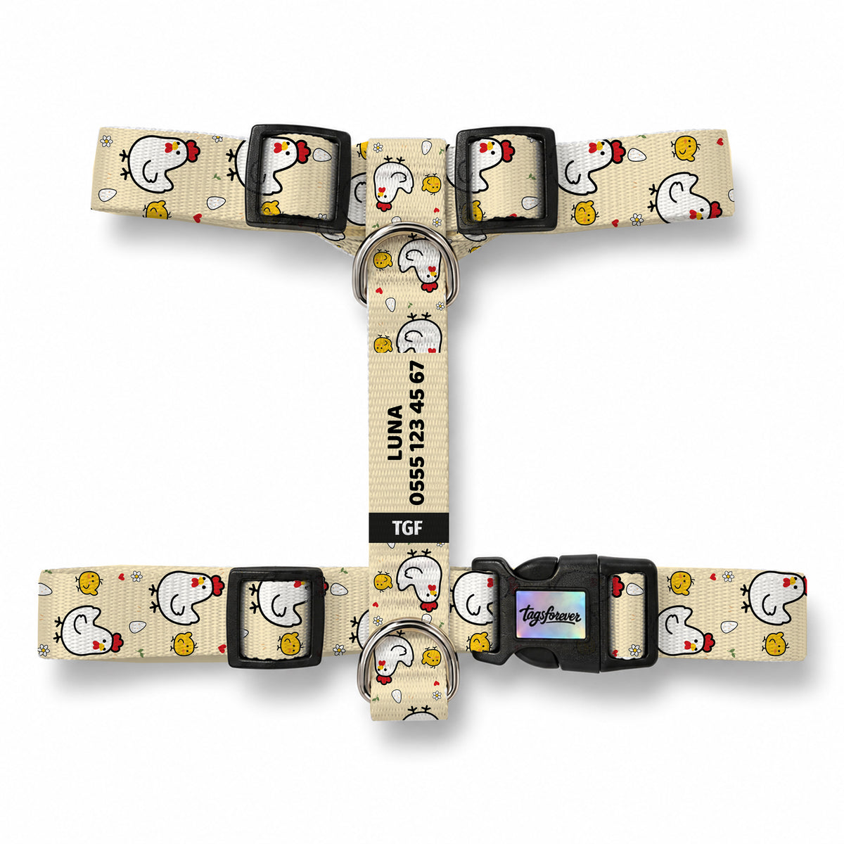 Chick Bloom Köpek Göğüs Tasması – Urun