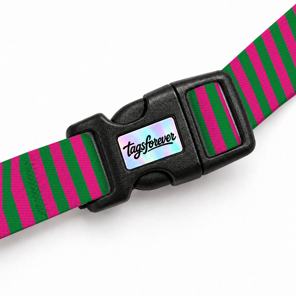 Berry Stripe Kedi Göğüs Tasması – Klips