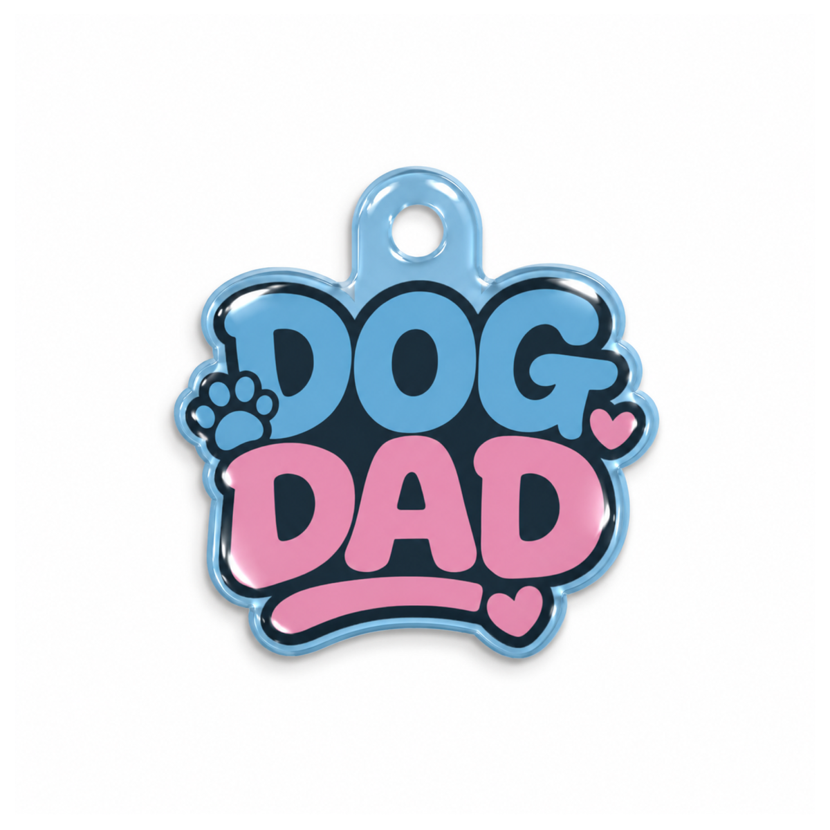 Papa Blue Kedi Köpek İsimlik – Ön yüz
