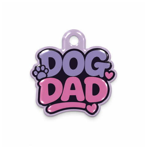 Papa Purple Kedi Köpek İsimlik – Ön yüz