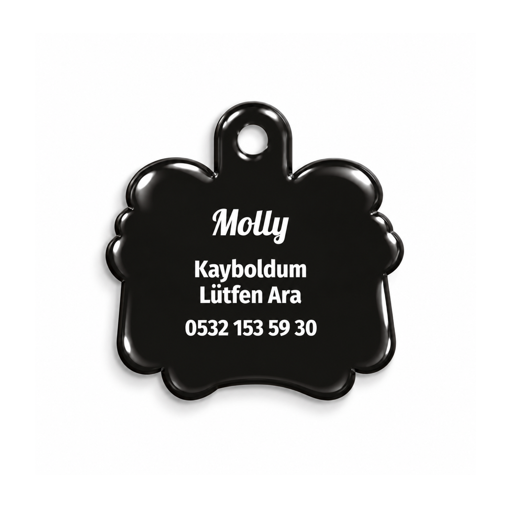 Mama Mint Kedi Köpek İsimlik – Arka yüz