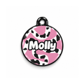 Moo Pink Kedi Köpek İsimlik – Ön yüz