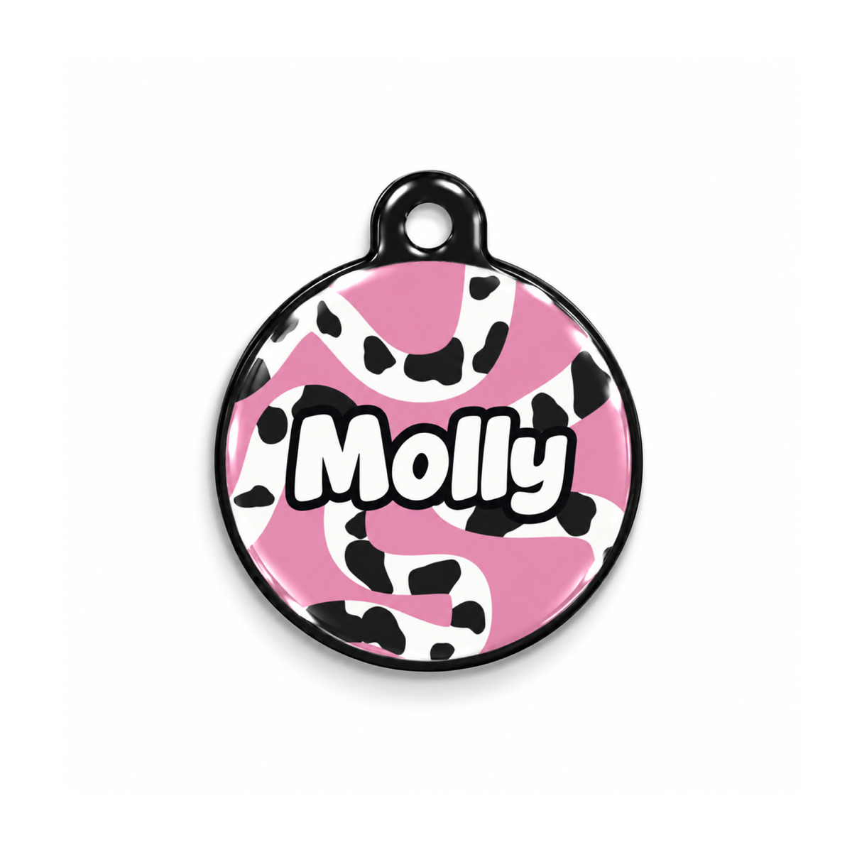 Moo Pink Kedi Köpek İsimlik – Ön yüz