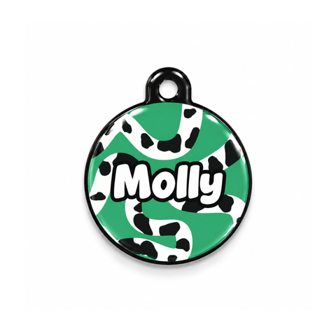 Moo Green Kedi Köpek İsimlik – Ön yüz