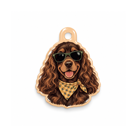Cocker Check Kedi Köpek İsimlik – Ön yüz