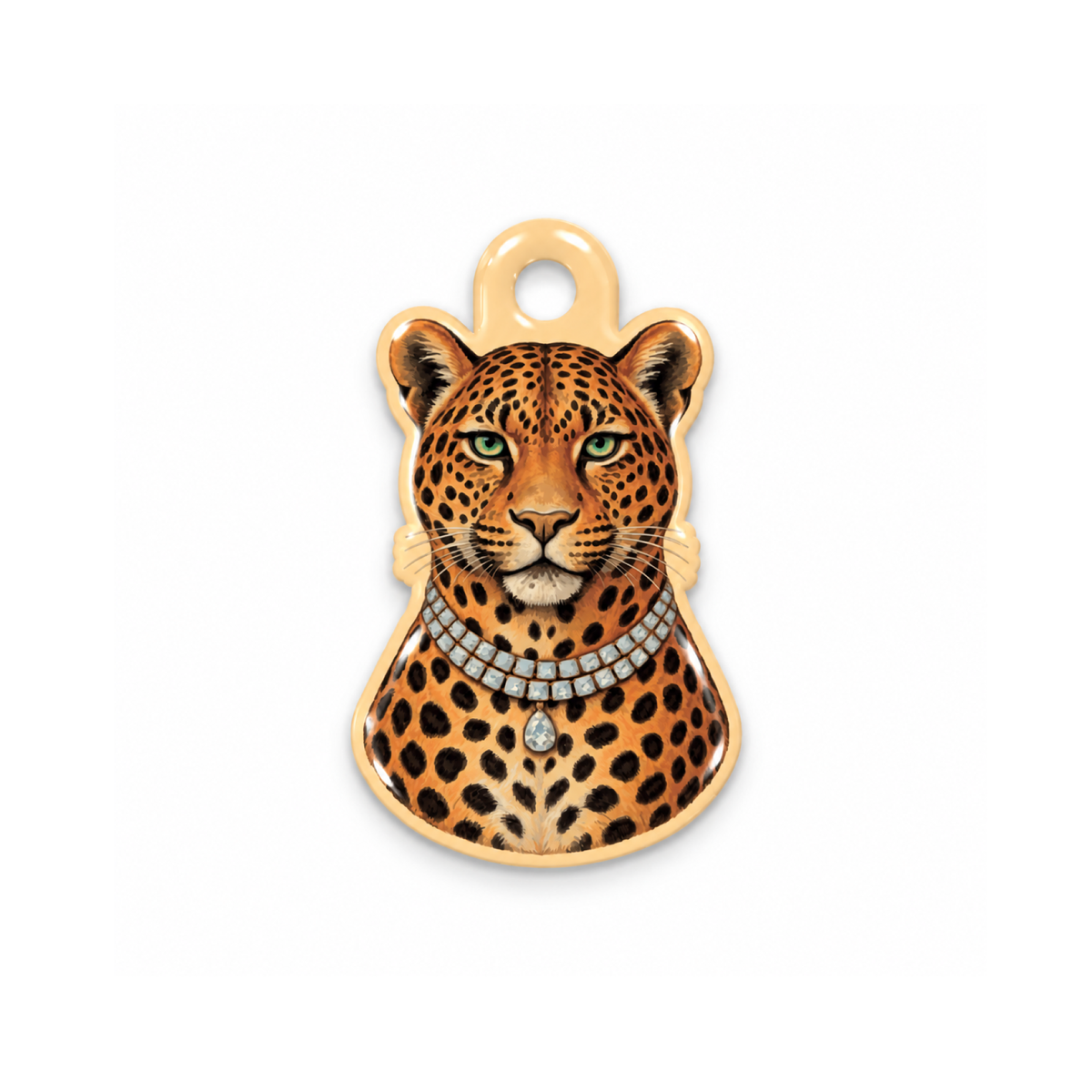 Plum Leopard Kedi Köpek İsimlik – Ön yüz