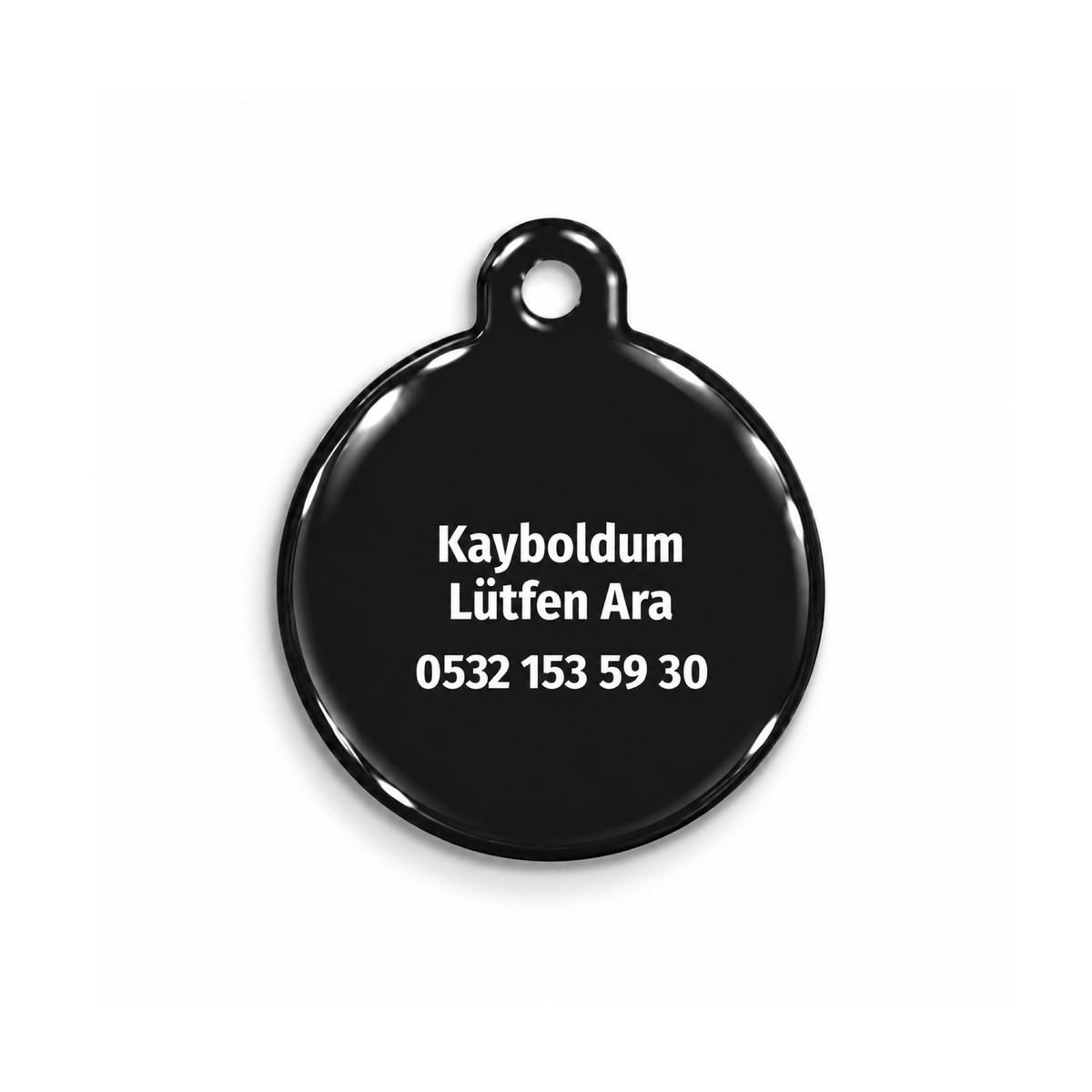 Flower Diamond Kedi Köpek İsimlik – Arka yüz