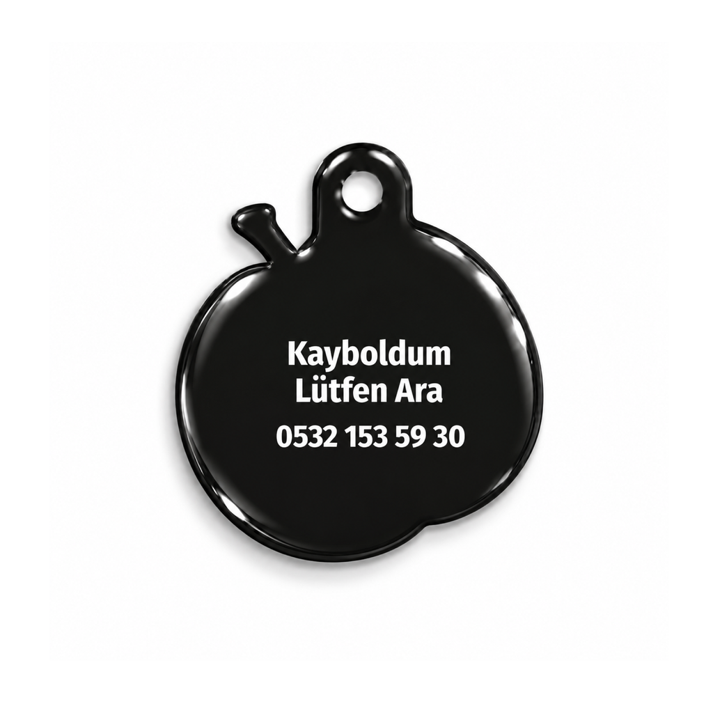 Apple Check Kedi Köpek İsimlik – Arka yüz