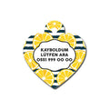 Limon Desenli Kalp TFX TagsForever